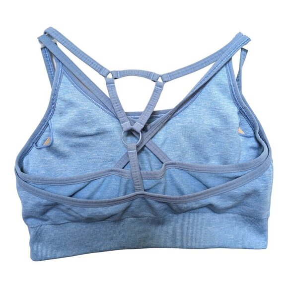 Gymshark Adapt Seamless Light blue Sports Bra Medium Support Women Size Small - Picture 2 of 5